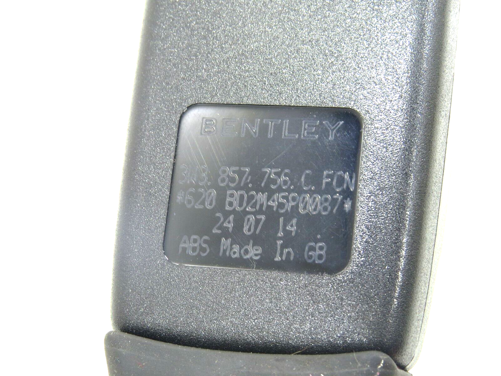 Bentley Continental GT GTC 2003-2011 OEM Seat Belt Buckle Receptacle Front Right - Image 4