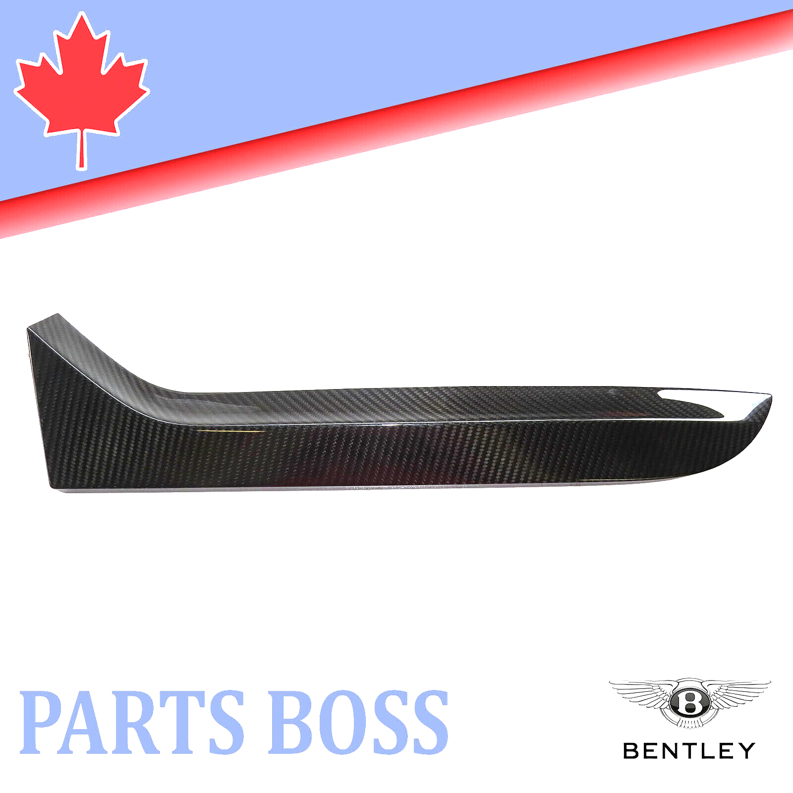 Bentley Bentayga 2015-2022 OEM NEW Tailgate Carbon Fiber Trim Rear Left
