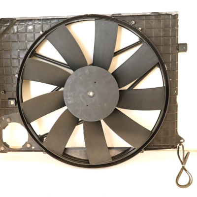 Mercedes CL500 CL55 S500 S55 2000-2002 OEM Auxiliary Fan Shroud w/Belt No Motor