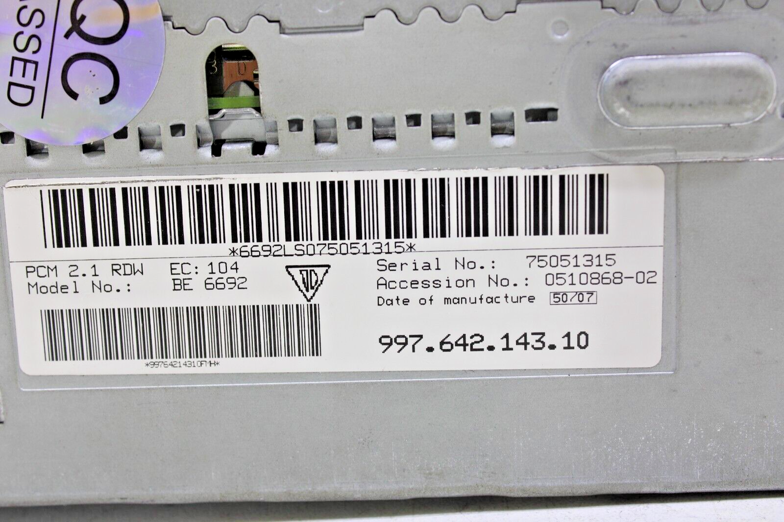Porsche 911 987 997.1 2005-2010 OEM PCM 2.1 Radio Navigation System Model BE6692 – Image 12
