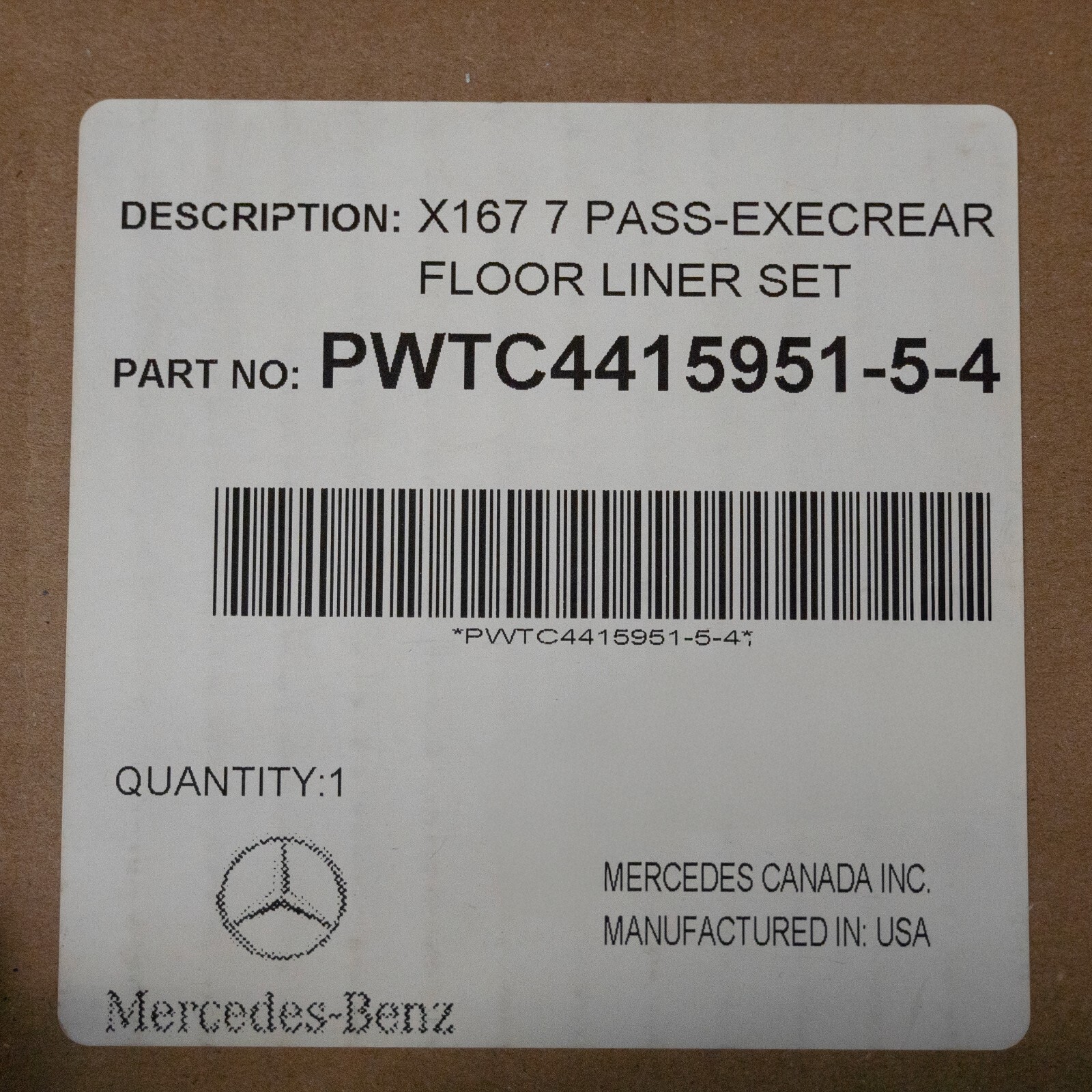 Mercedes GLS580 GLS63 GLS600 All Season Floor Mat Trays 3 rows OEM Executive – Image 21