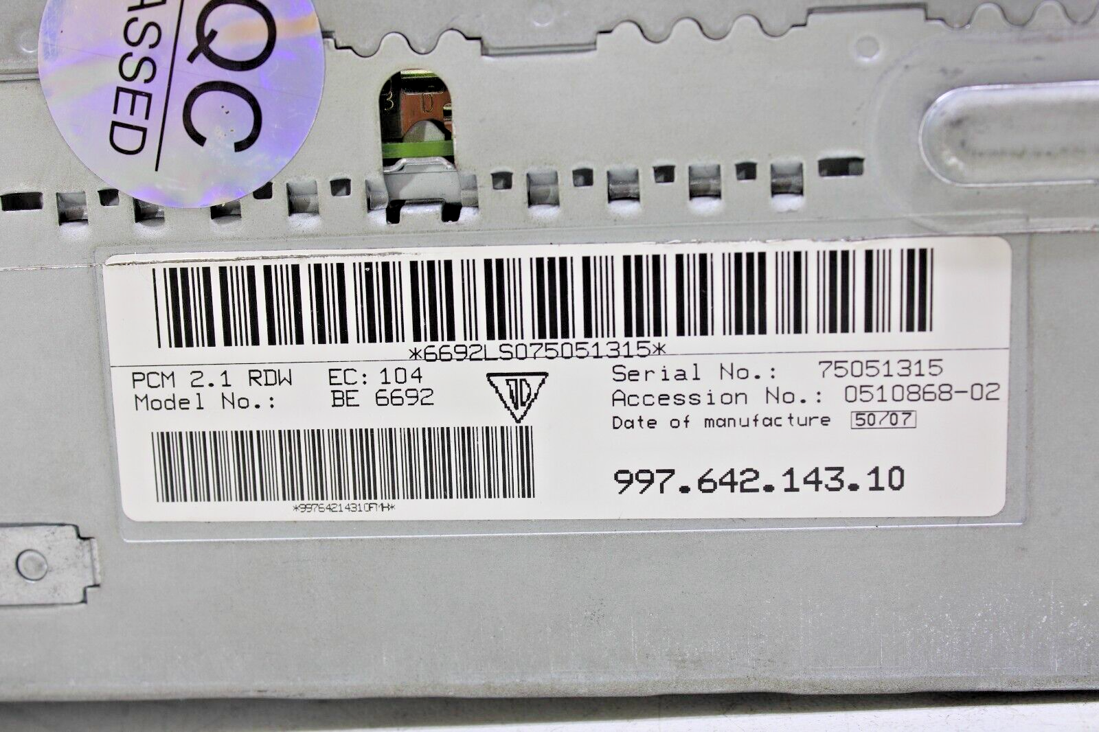 Porsche 911 987 997.1 2005-2010 OEM PCM 2.1 Radio Navigation System Model BE6692 – Image 22