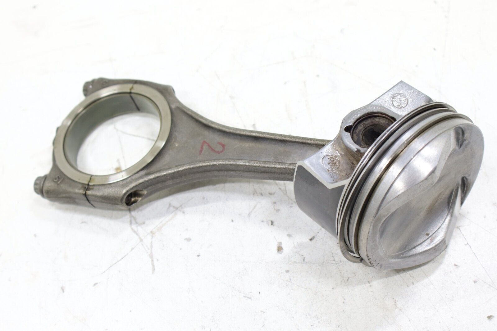 Audi A6 A7 A8 Q7 3.0L 2014-2019 OEM Engine Piston w/Connecting Rod LH Cyl 4-6 #2