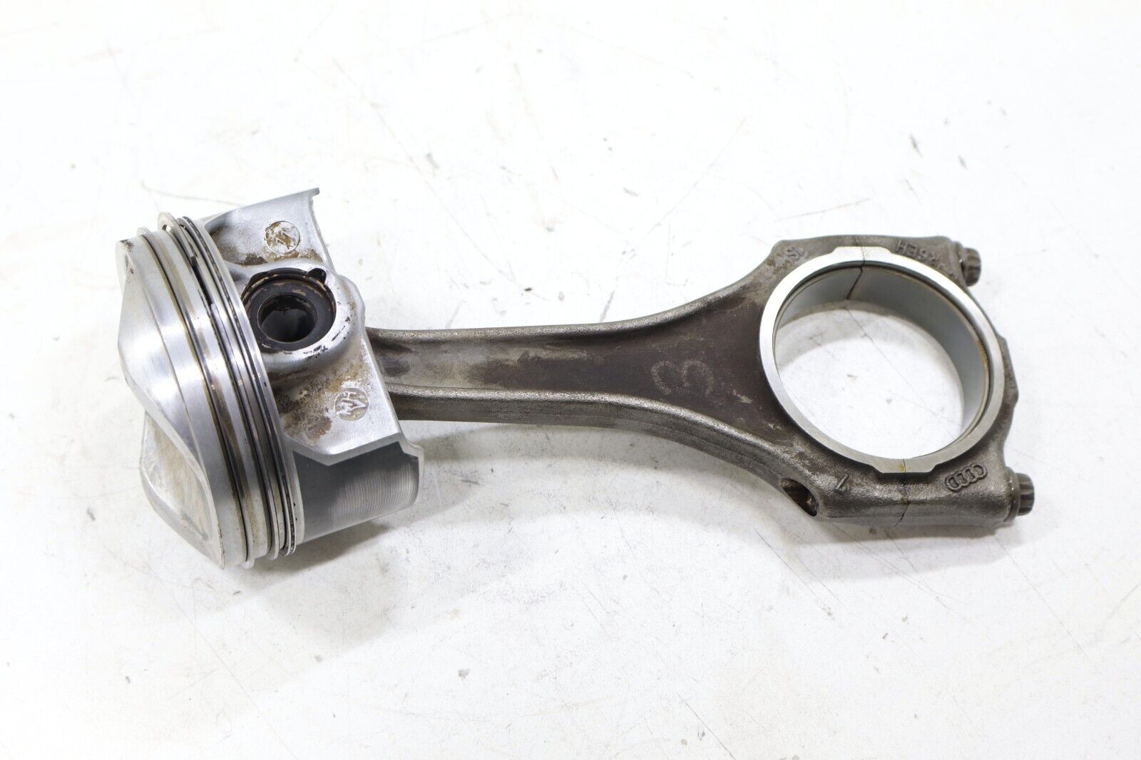 Audi A6 A7 A8 Q7 3.0L 2014-2019 OEM Engine Piston w/Connecting Rod RH Cyl 1-3 #3