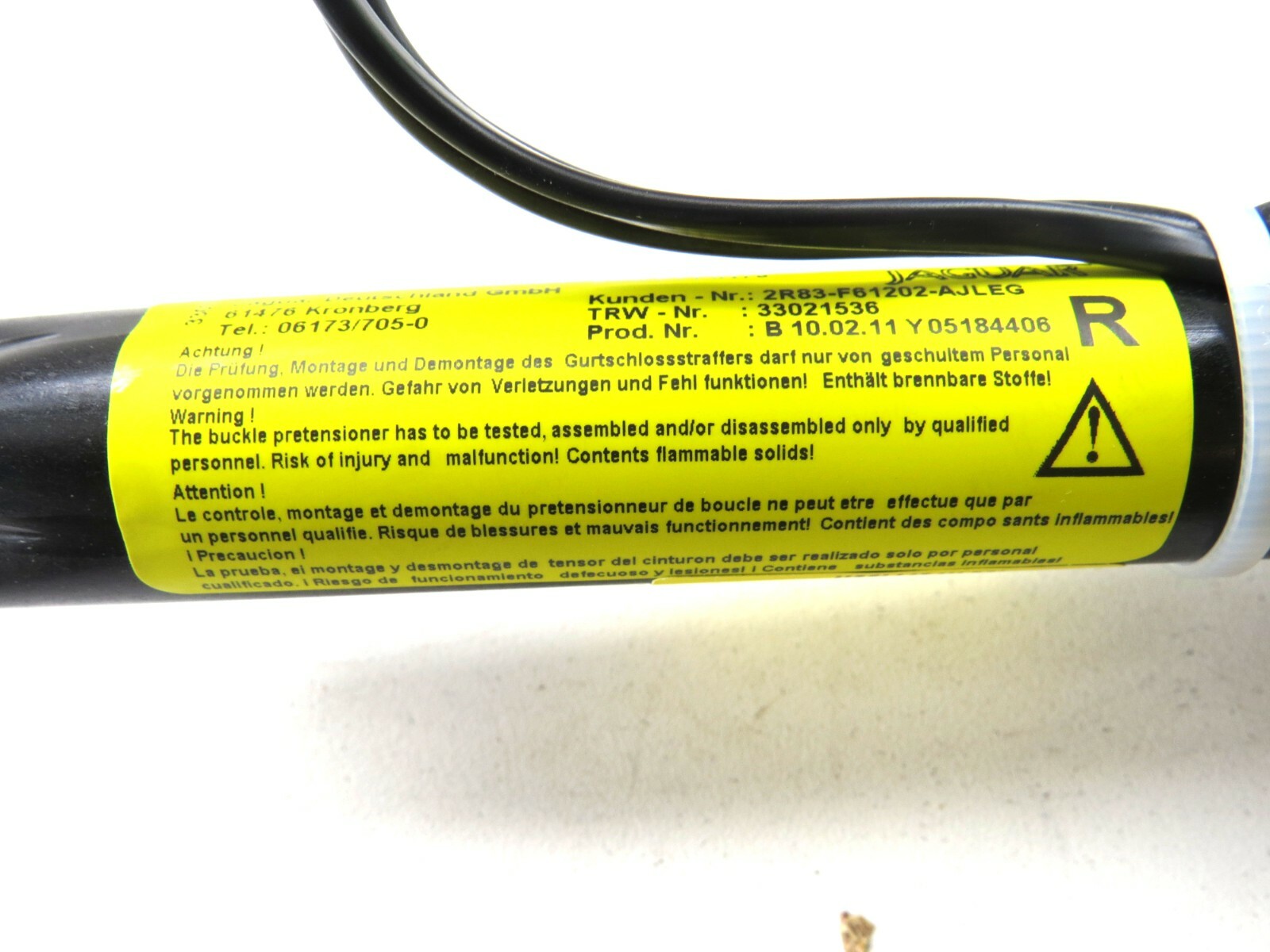 Jaguar 2003-2010 OEM NEW Seat Belt Receptacle Front Right (Passenger Side) - Image 7