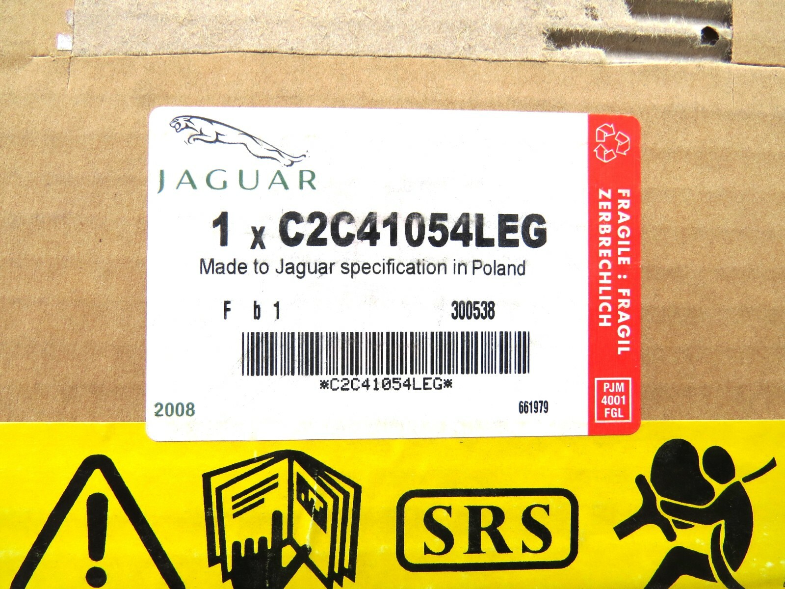 Jaguar 2003-2010 OEM NEW Seat Belt Receptacle Front Right (Passenger Side) - Image 9