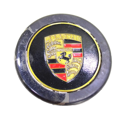 Porsche 911 914 1965-1989 OEM Wheel Center Cap Black