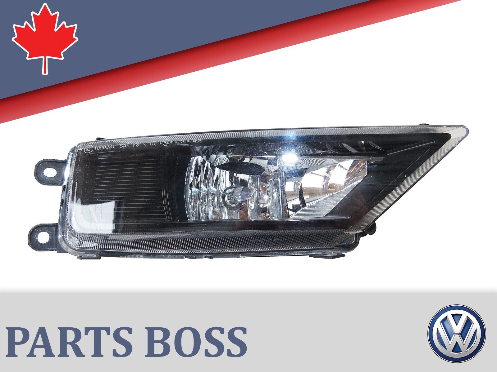 Volkswagen Tiguan 2018-2019 OEM Right Side Fog Light Lamp