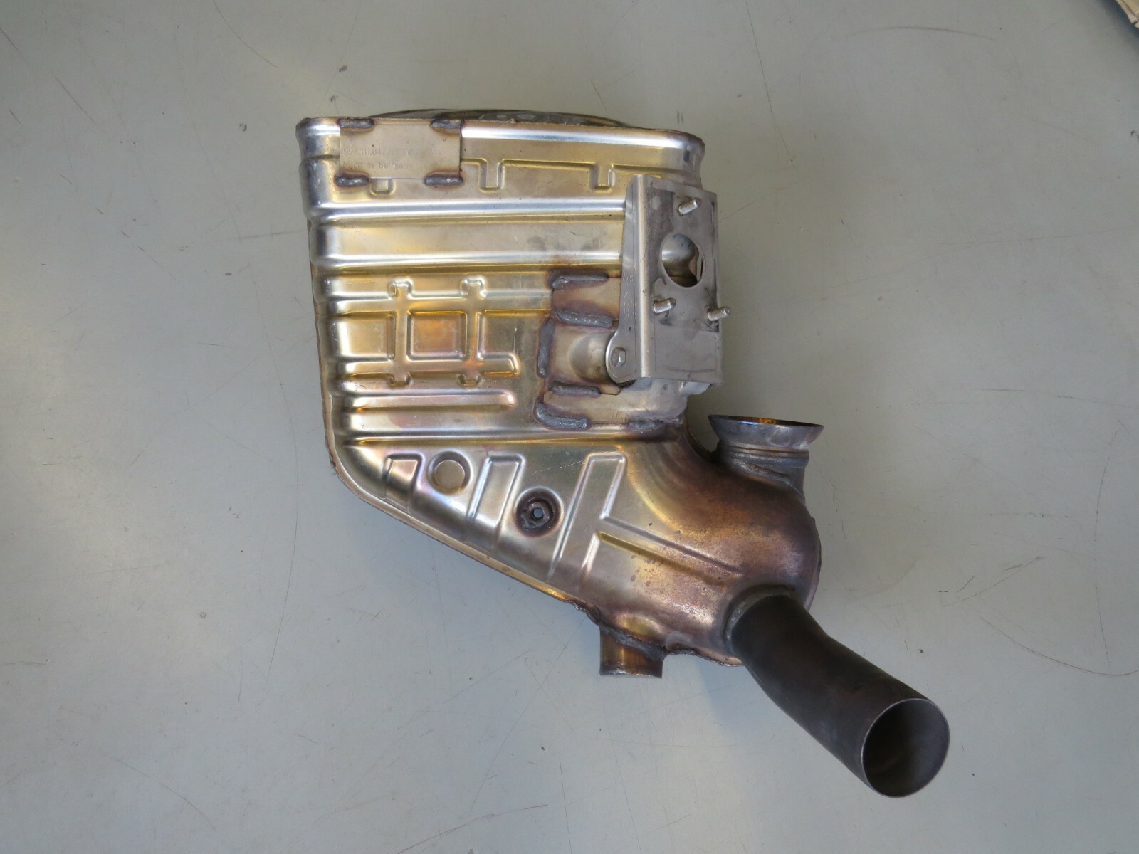 Porsche 911 997 Carrera 2005-2008 Carrera OEM Left Side Exhaust Muffler - Image 2