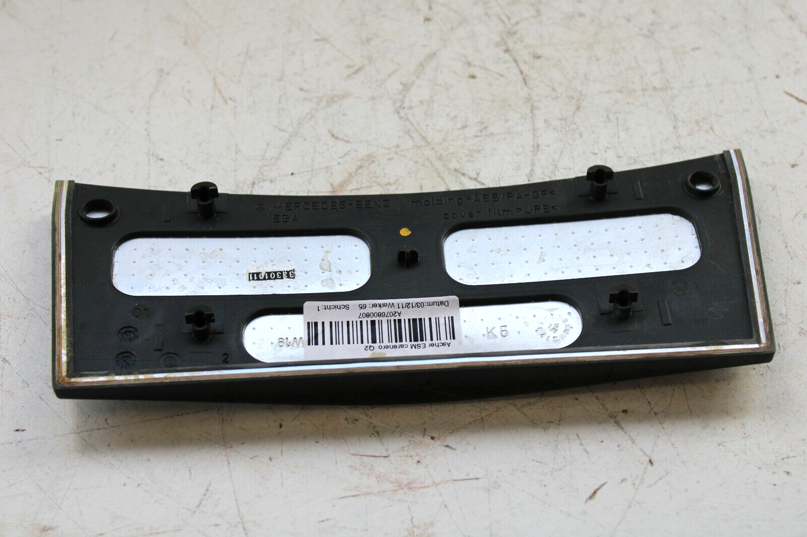 Mercedes E350 E550 2010-2013 OEM Front Console Trim Panel - Image 9