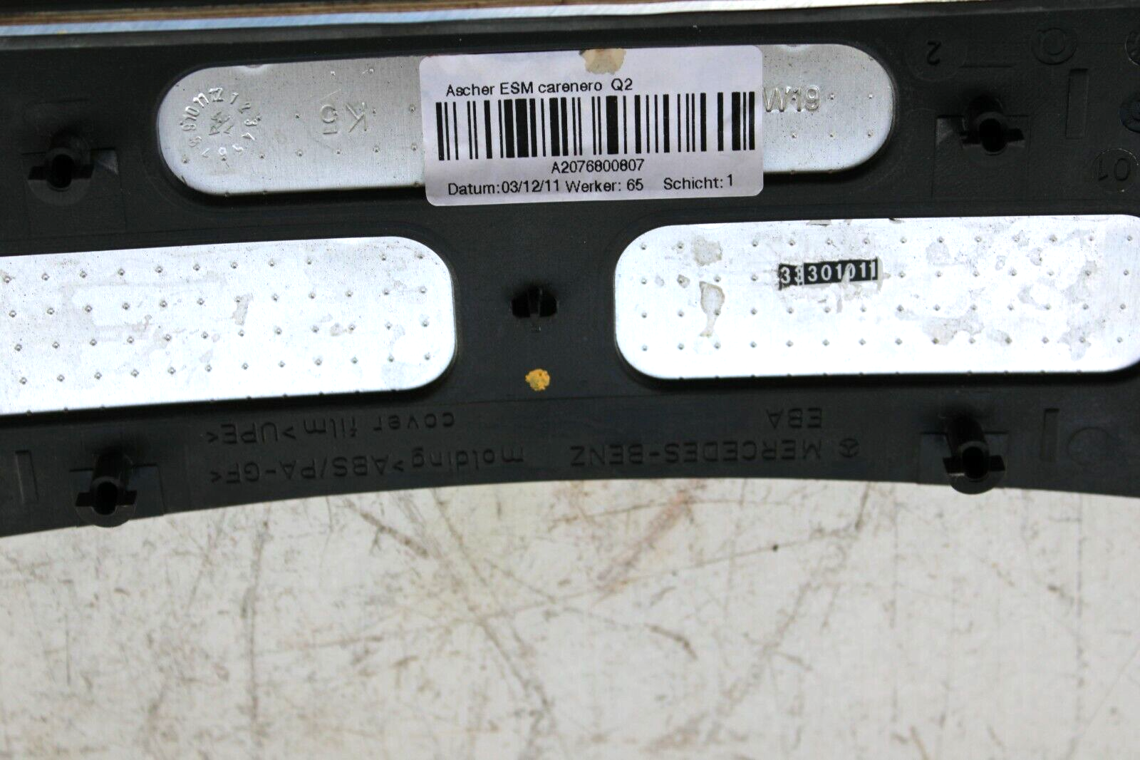 Mercedes E350 E550 2010-2013 OEM Front Console Trim Panel - Image 10