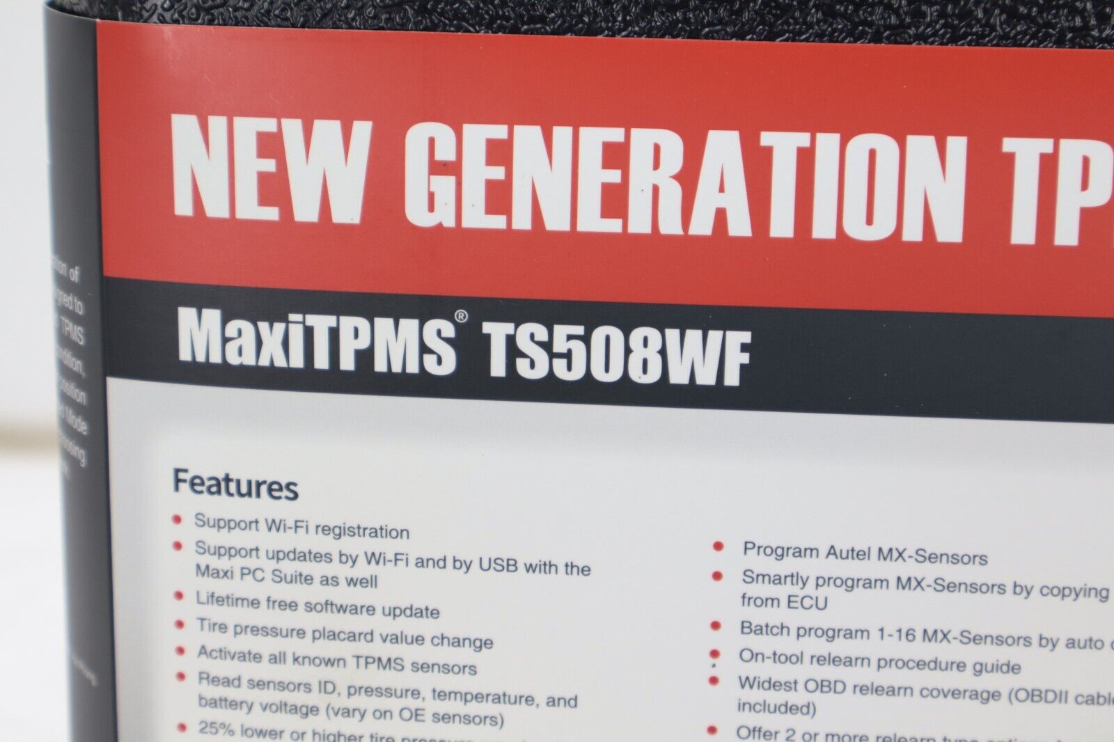 NEW Genuine Autel MaxiTPMS TS508WF New Generation TPMS Service Tool Sealed Case - Image 4