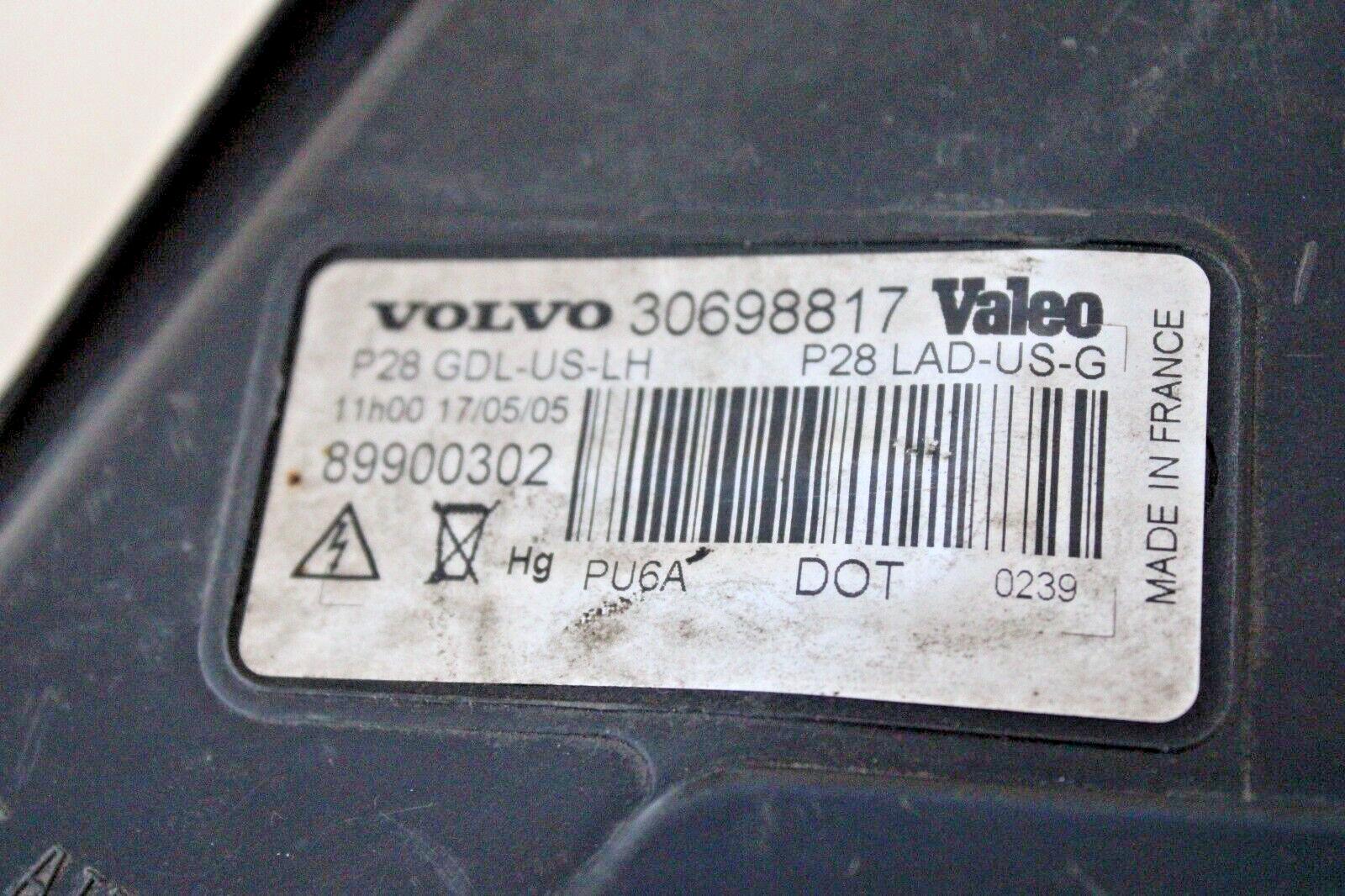 Volvo XC90 2003-2014 OEM HID Xenon Headlight Front Left (Driver Side) – Image 11