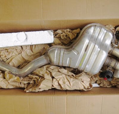 Bentley Continental GT GTC SS 2003 - 2011 OEM Exhaust Muffler with Tail Pipe