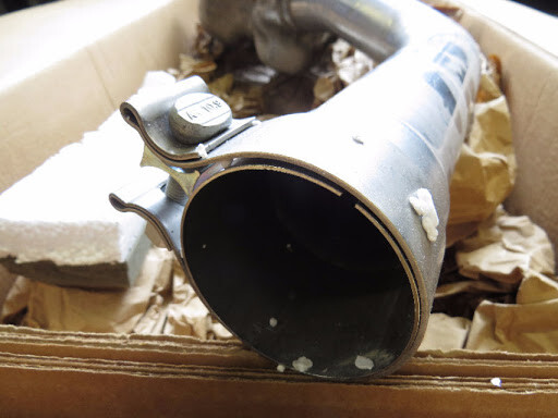 Bentley Continental GT GTC SS 2003 - 2011 OEM Exhaust Muffler with Tail Pipe - Image 3