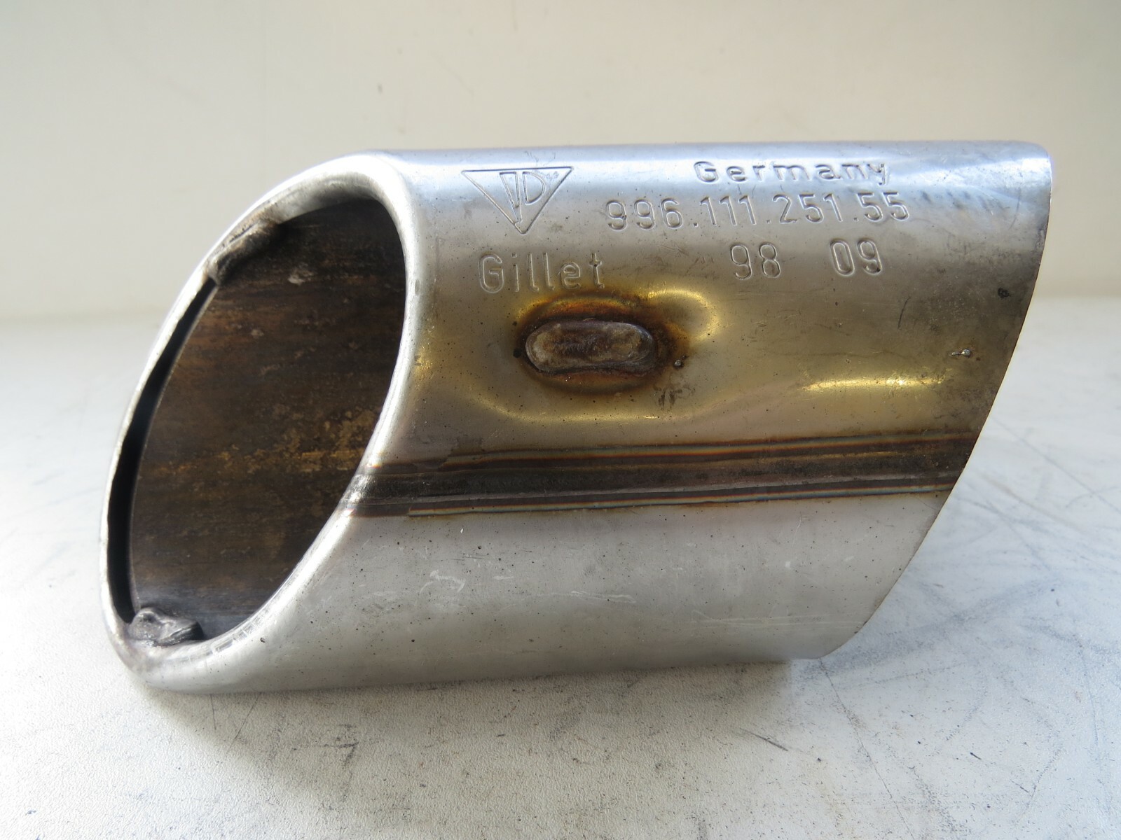 Porsche 911 996 1999-2001 OEM Right Side Exhaust Tail Pipe - Image 9