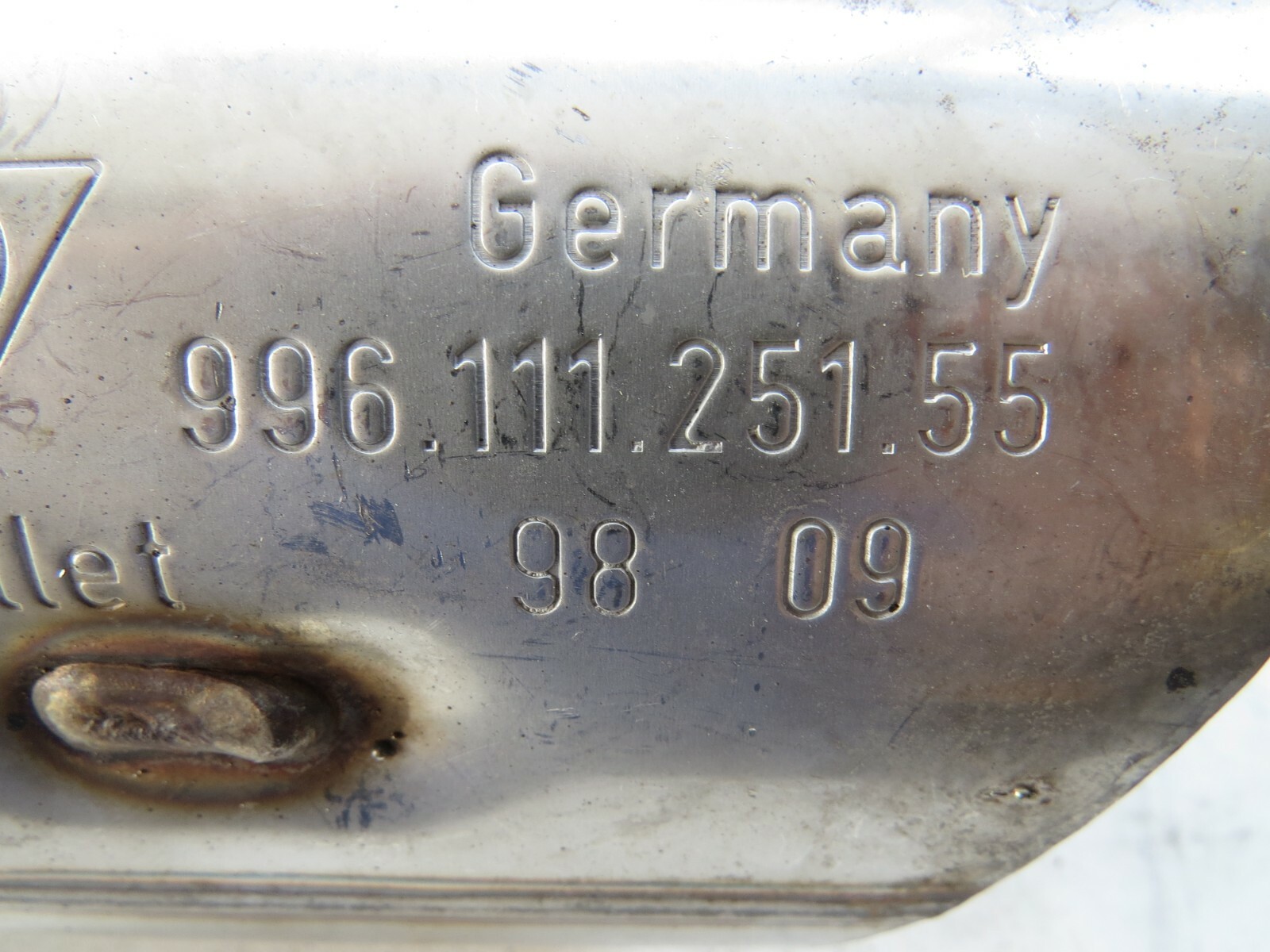 Porsche 911 996 1999-2001 OEM Right Side Exhaust Tail Pipe - Image 12