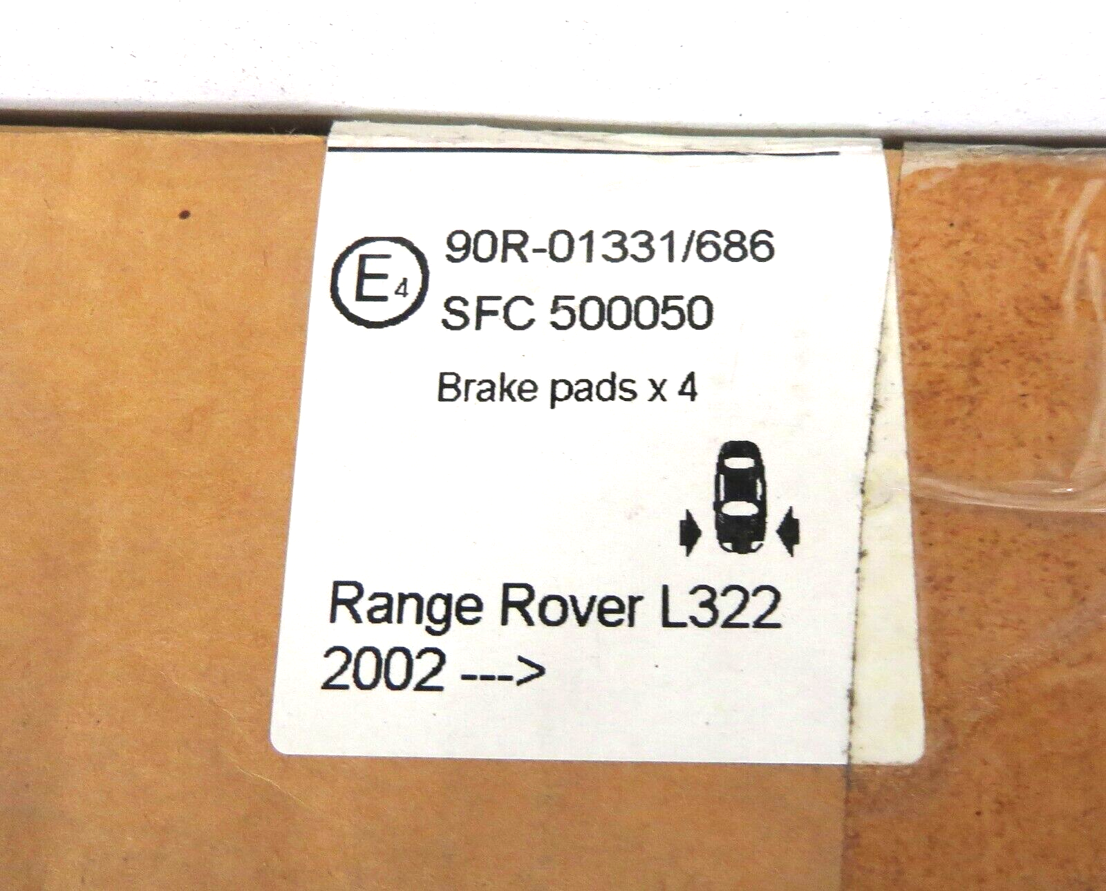 OEM NEW Land Rover Range Rover 2003-2005 Disc Brake Pad Set Front – Image 10