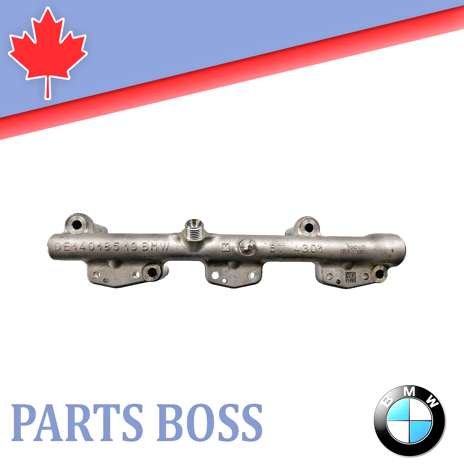 BMW 2016-2024 OEM High Pressure Fuel Rail Cylinders 4-6