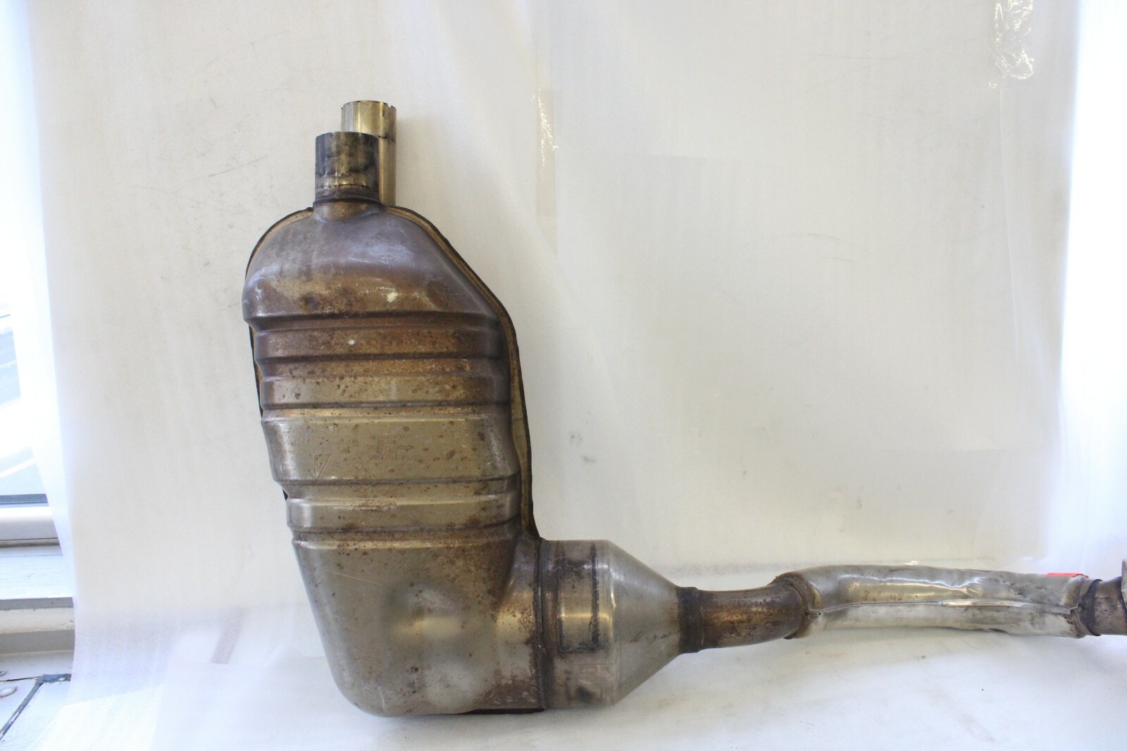 Porsche Boxster Cayman 2009 - 2012 OEM Main Exhaust Muffler Rear Left Silencer - Image 2