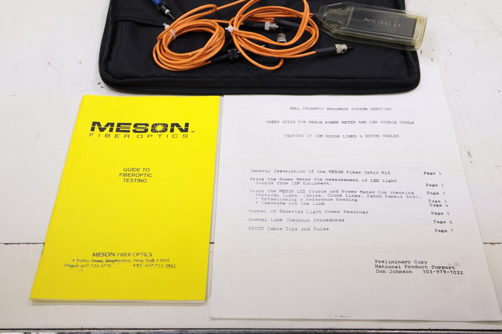 Meson Fiber Optics Power Meter & Source Testing Kit – Image 10