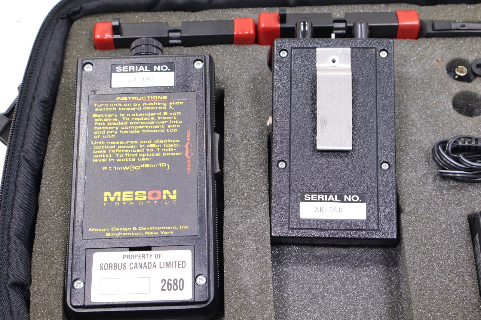 Meson Fiber Optics Power Meter & Source Testing Kit – Image 15