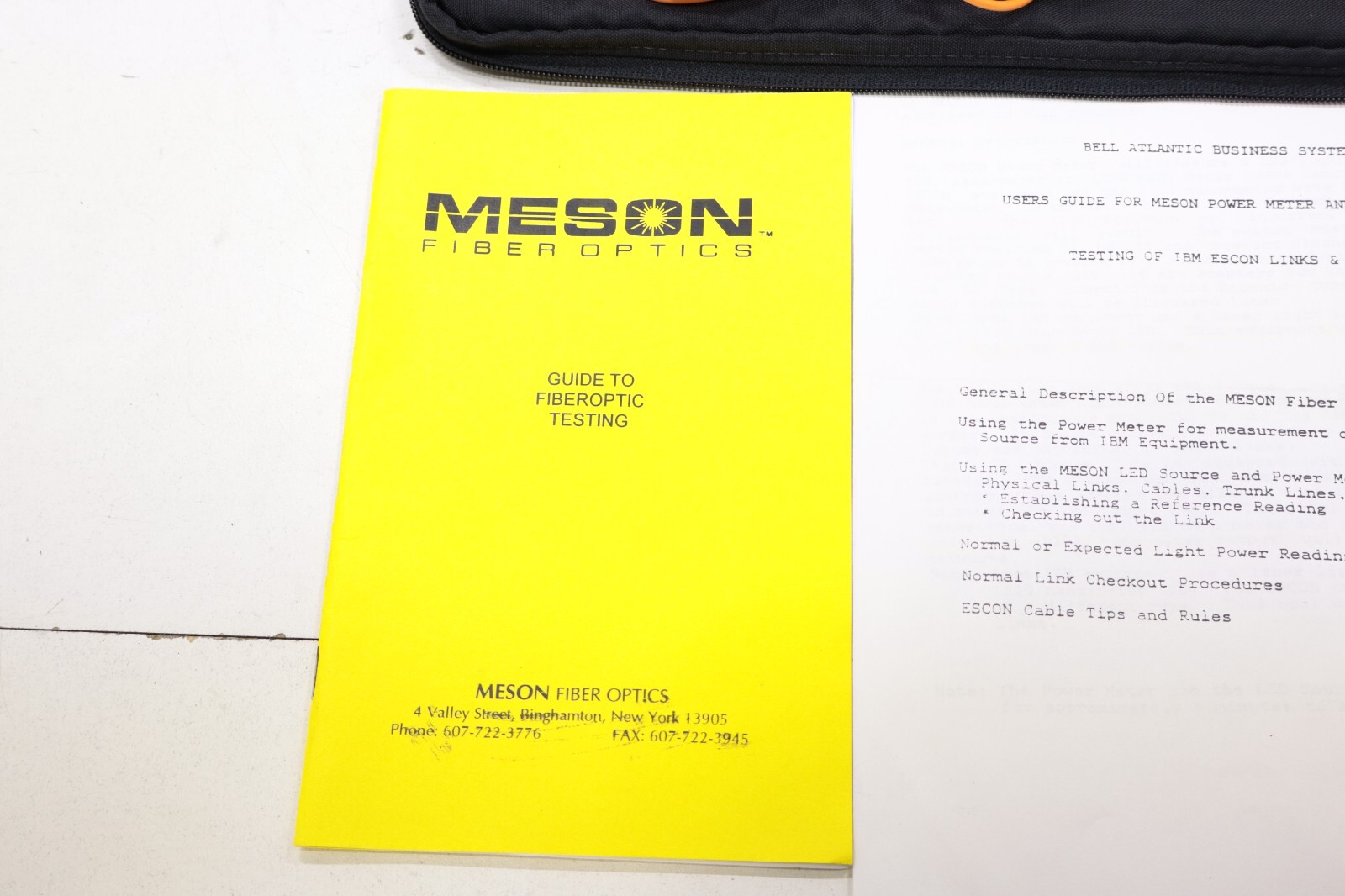 Meson Fiber Optics Power Meter & Source Testing Kit – Image 18