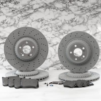 Mercedes S450 S550 S560 Brake disc & pad set Front & Rear OEM Genuine 2014-2020