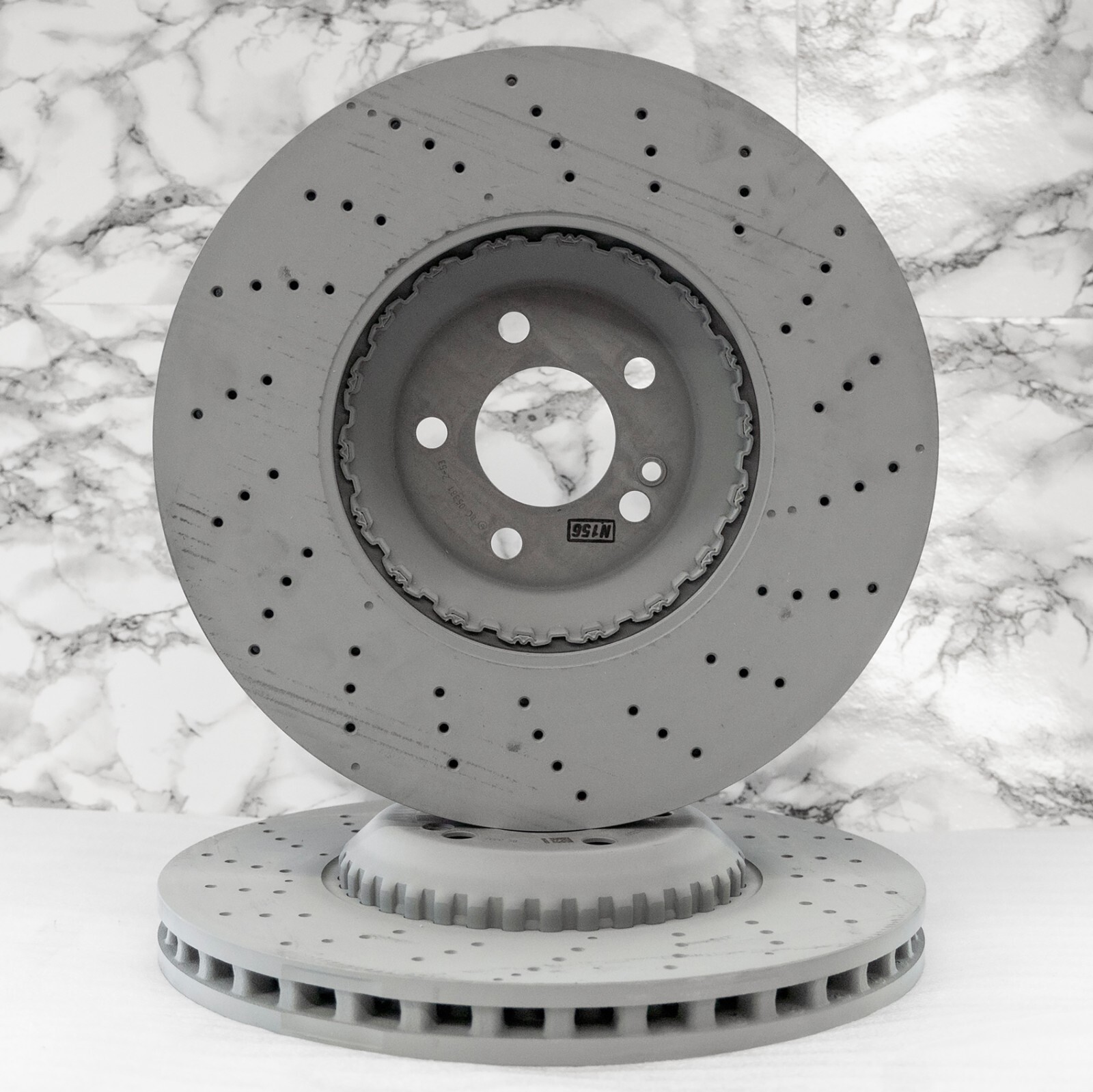 Mercedes S450 S550 S560 Brake disc & pad set FRONT OEM Genuine 2014-2020 - Image 11