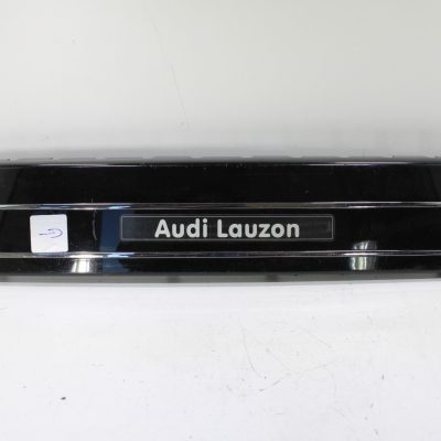 Audi Q5 SQ5 2013-2017 OEM Front Bumper License Plate Trim Gloss Black