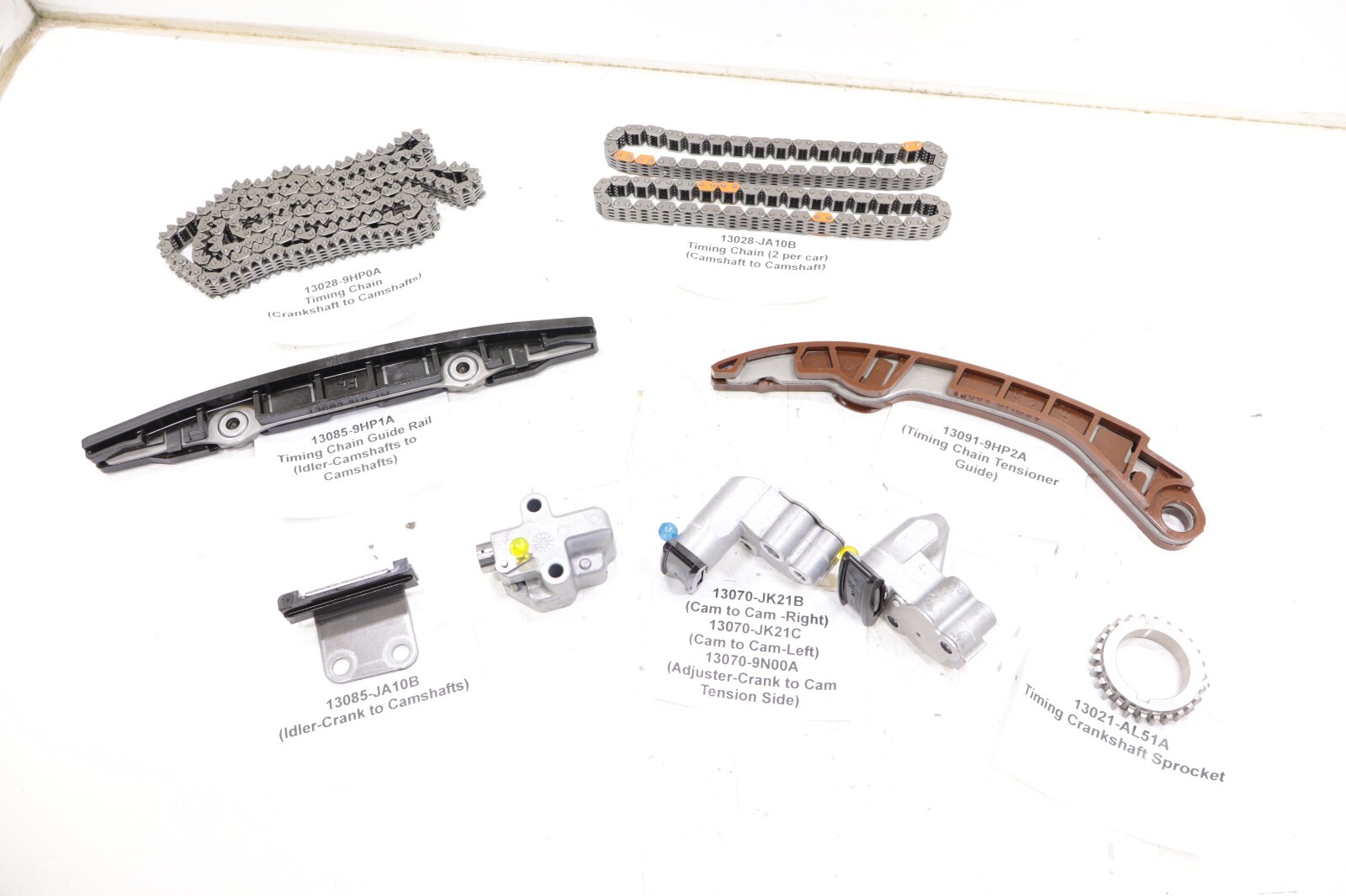 Nissan Infiniti 3.5L V6 2013-2023 OEM Timing Chain Kit w/Tensioners - Image 2