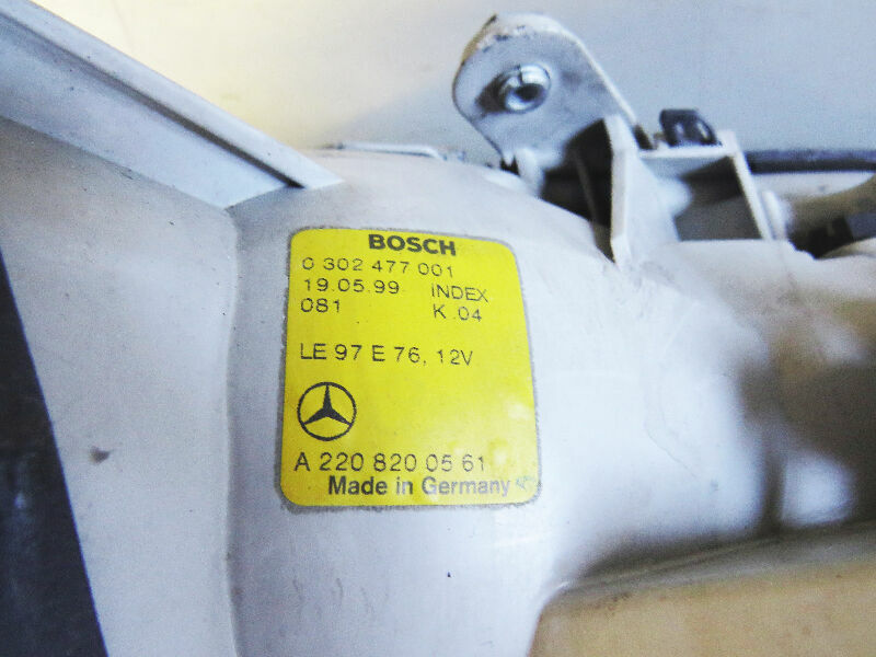 Mercedes S430 S600 2000-2003 OEM Headlight Halogen Front Left - Image 6
