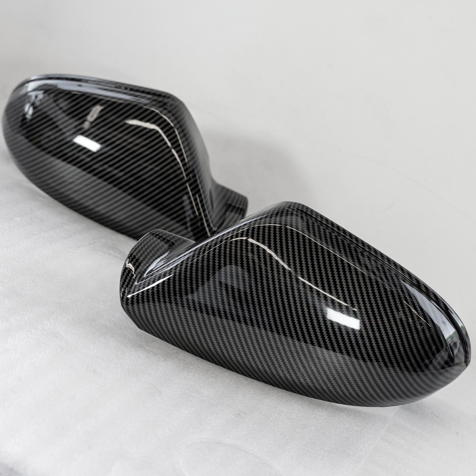 Audi A6 S6 Carbon Fiber LOOK Side view mirror covers Aftermarket 2013-2018