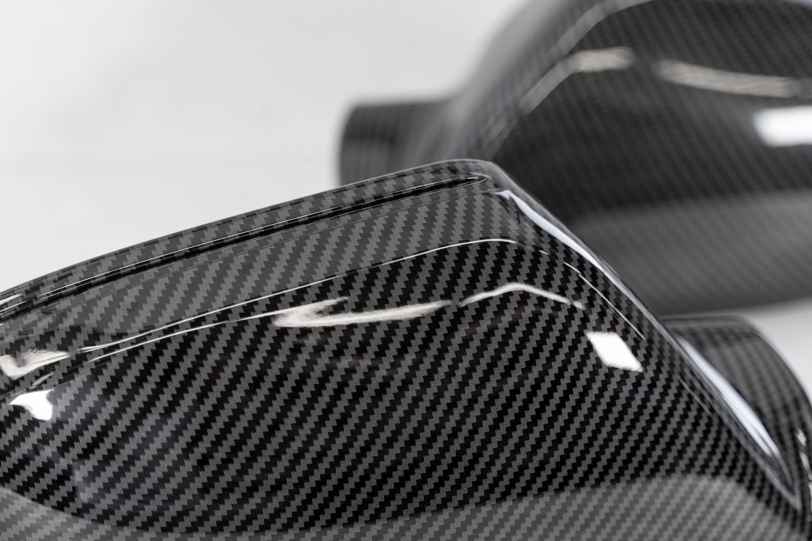 Audi A6 S6 Carbon Fiber LOOK Side view mirror covers Aftermarket 2013-2018 - Image 10