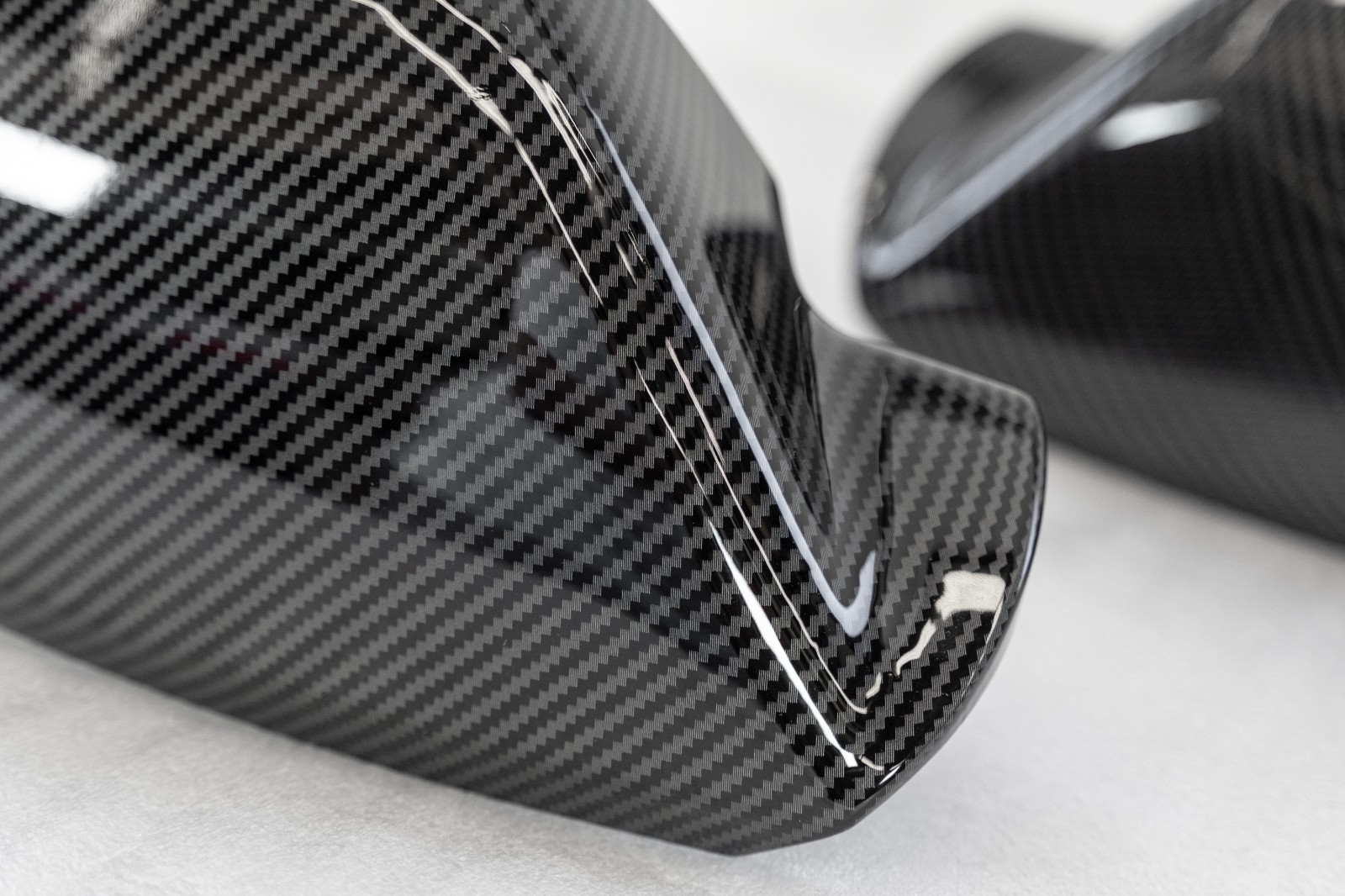 Audi A6 S6 Carbon Fiber LOOK Side view mirror covers Aftermarket 2013-2018 - Image 12