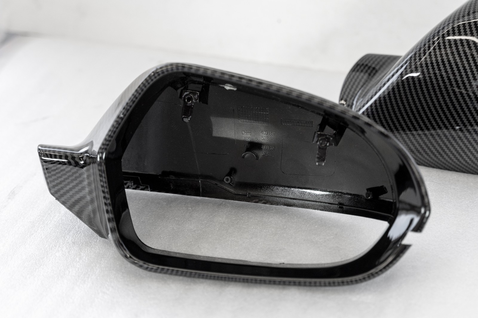 Audi A6 S6 Carbon Fiber LOOK Side view mirror covers Aftermarket 2013-2018 - Image 13