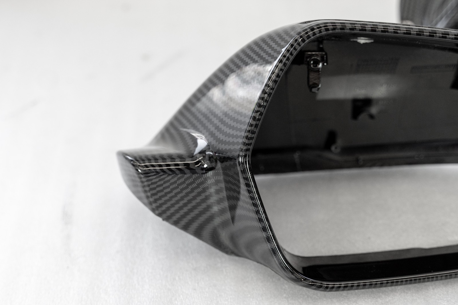 Audi A6 S6 Carbon Fiber LOOK Side view mirror covers Aftermarket 2013-2018 - Image 14