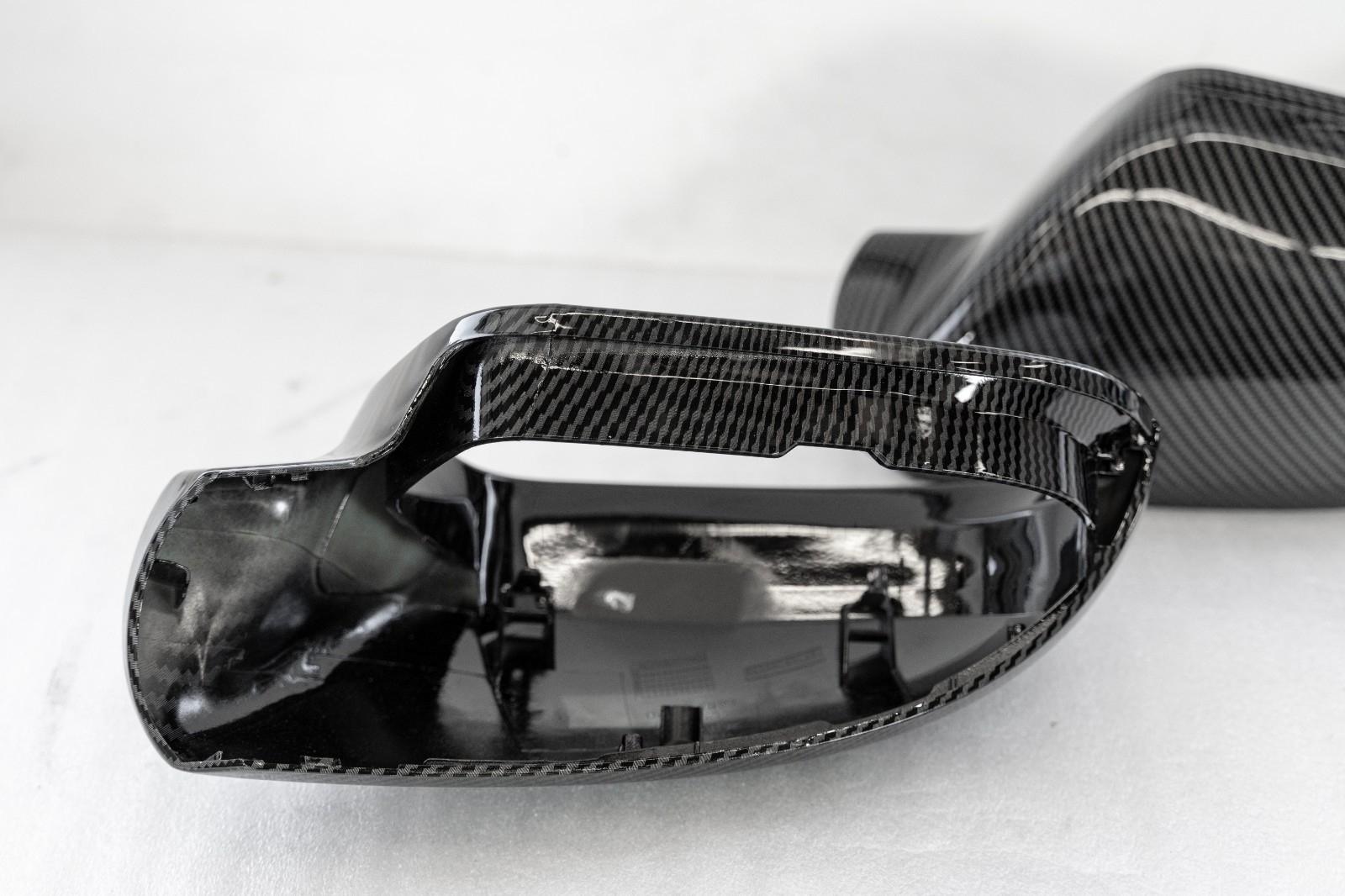 Audi A6 S6 Carbon Fiber LOOK Side view mirror covers Aftermarket 2013-2018 - Image 15