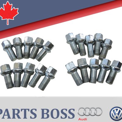 Audi Volkswagen 1996-2021 OEM Lug Bolts Set (x20) M14 x 1.5 x 27mm WHT002437