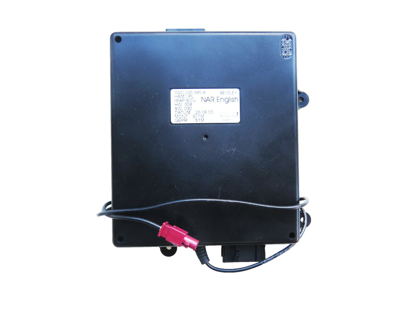 Bentley Continental Flying Spur GT 2003-2012 OEM Telephone Control Module Unit