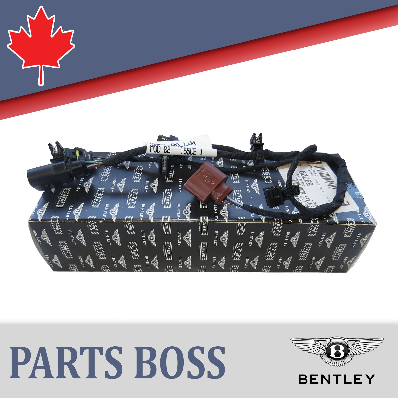 Bentley Continental GT GTC Supersport 2011-2018 OEM NEW Bumper Harness Rear