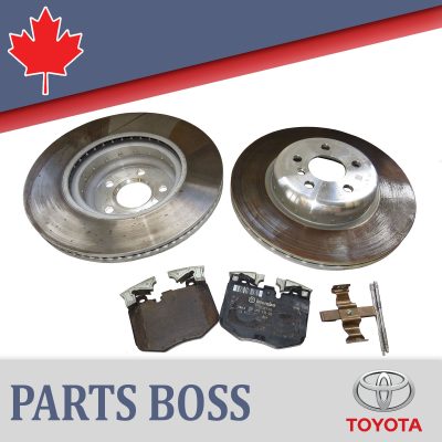 Toyota GR Supra 2020- 2023 OEM Front Brake Disc Rotors and Brake Pads