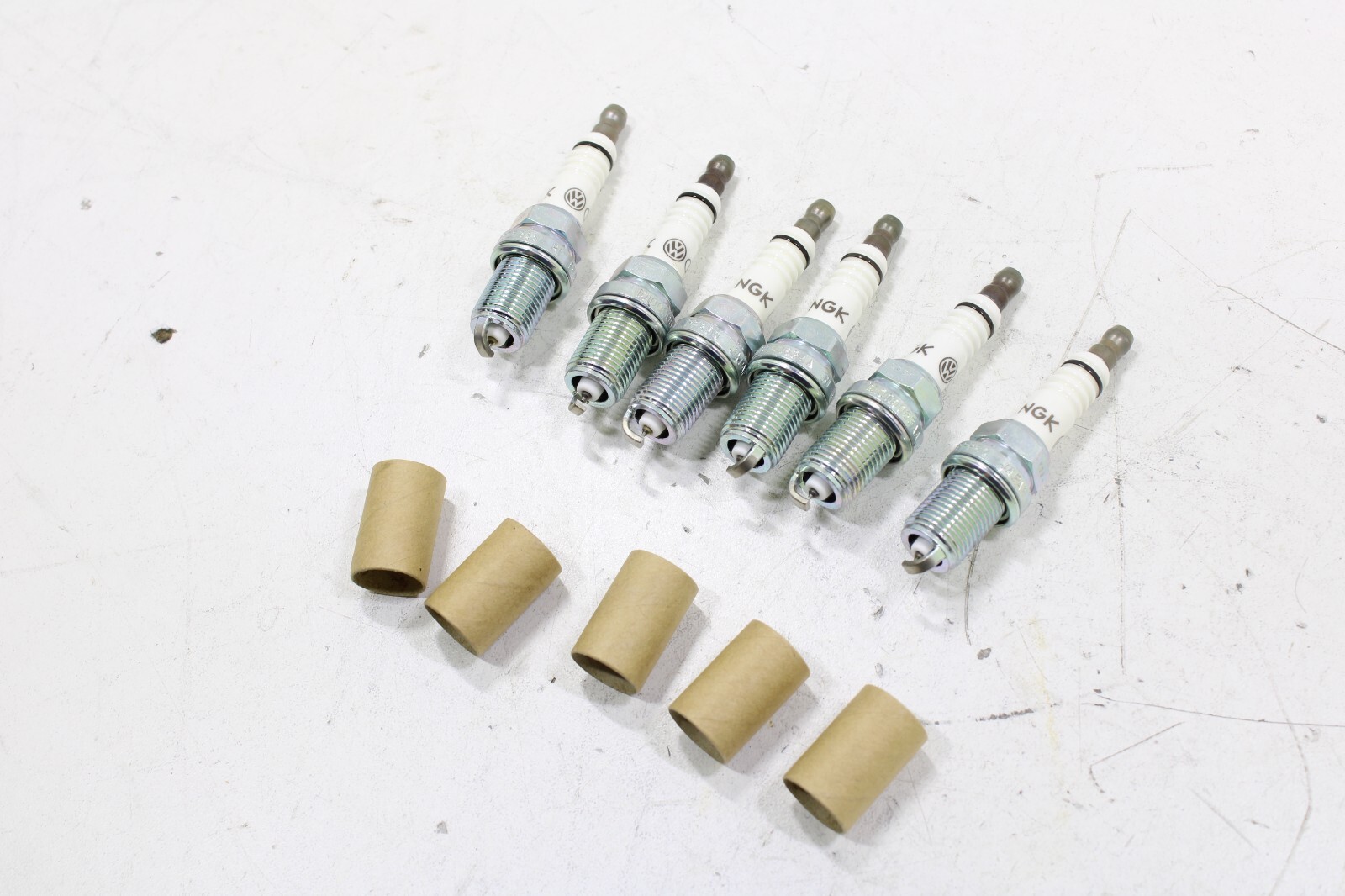 Bentley Audi Volkswagen 2004-2016 OEM NEW Ignition Spark Plug Set of 6 - Image 4