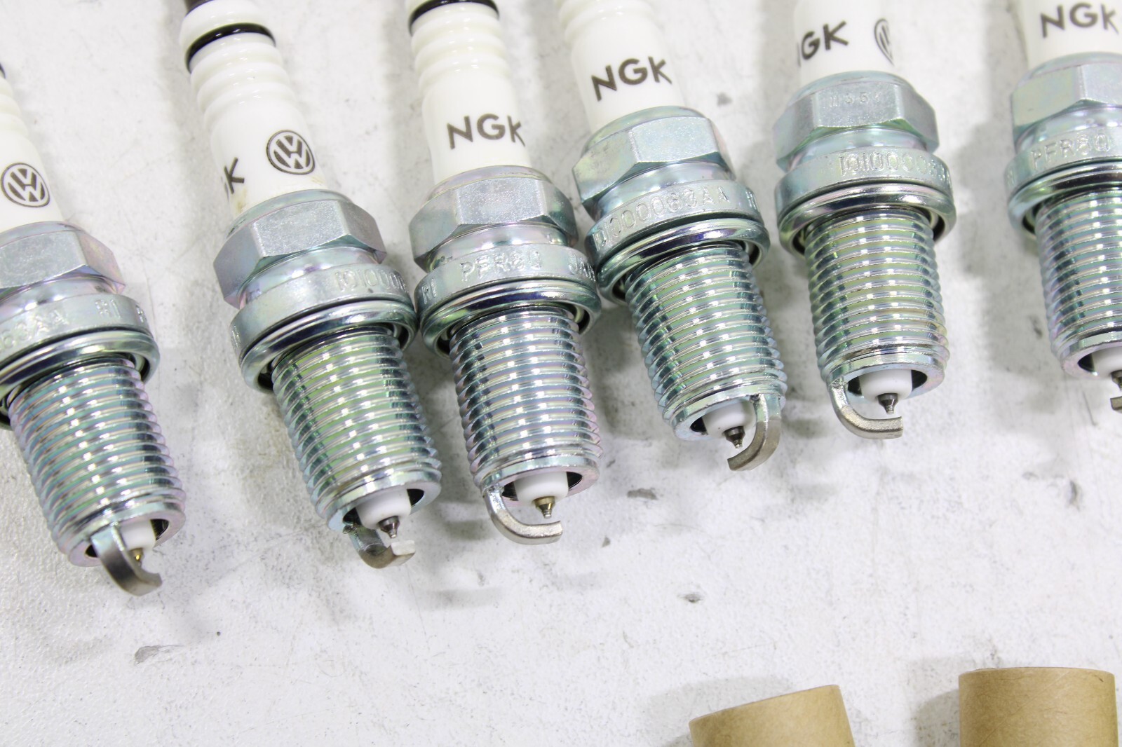 Bentley Audi Volkswagen 2004-2016 OEM NEW Ignition Spark Plug Set of 6 - Image 8