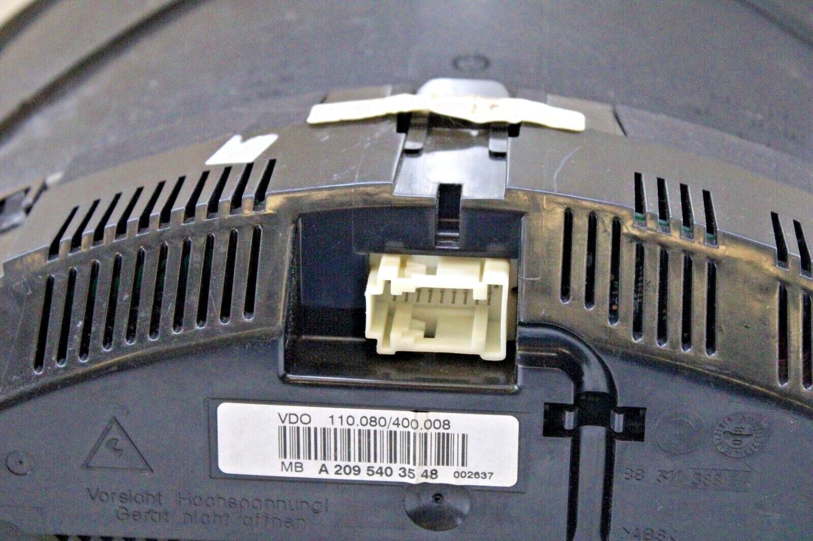 Mercedes CLK350 CLK500 2003-2009 OEM Instrument Cluster Speedometer in Miles - Image 9