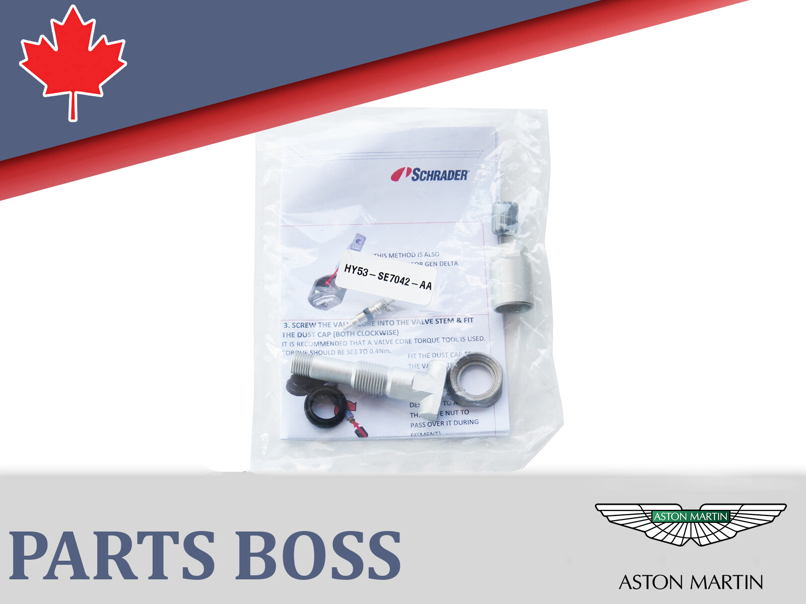 Aston Martin OEM NEW TPMS Service Repair Replacement Kit