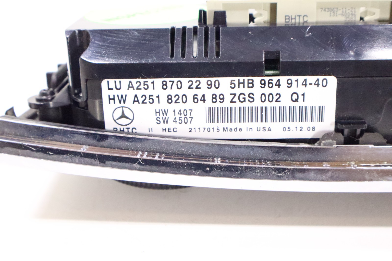 Mercedes ML320 ML350 ML500 ML63 W251 2006-2011 OEM HVAC Climate Control Unit - Image 11