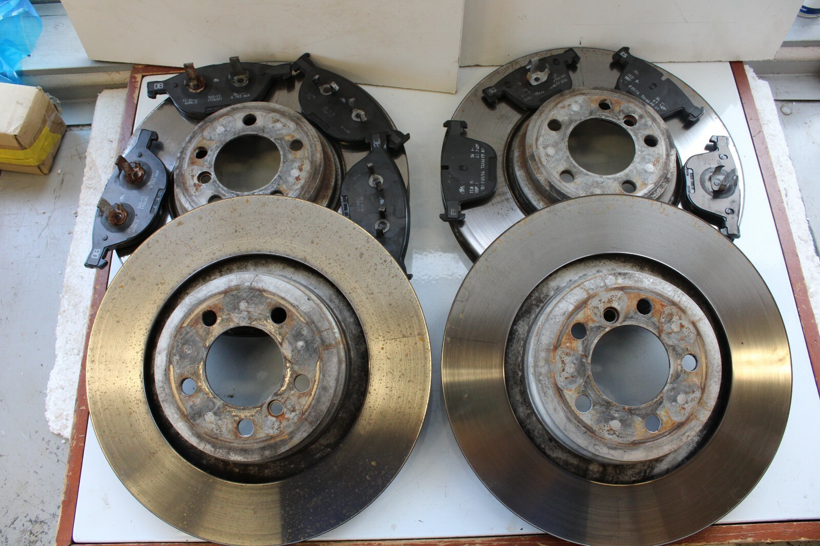 Rolls Royce Phantom 2012-2016 OEM Complete Front Rear Brake Disc Pads