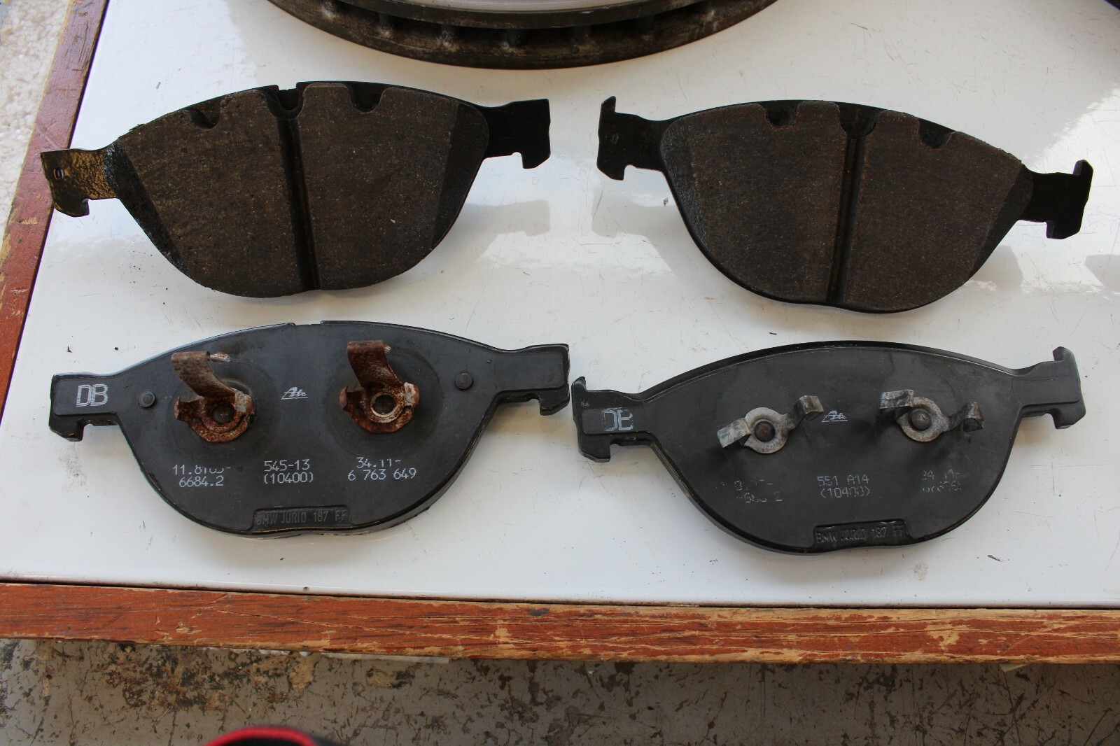 Rolls Royce Phantom 2012-2016 OEM Complete Front Rear Brake Disc Pads - Image 8