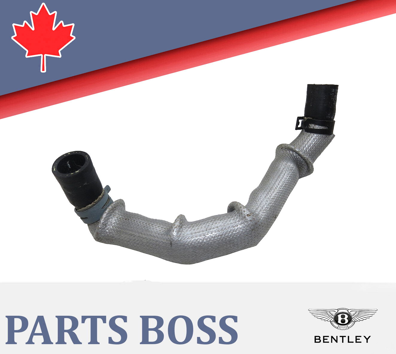 Bentley Continental Flying Spur GT GTC 2003-2018 OEM Turbocharger Coolant Hose